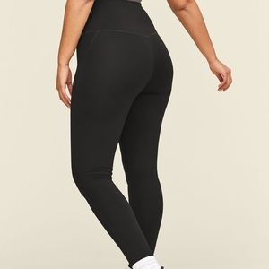 Girlfriend Collective Compressive High Rise Leggings, Black, size M